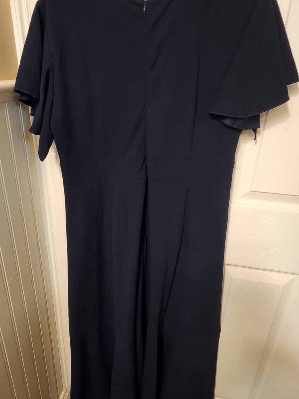 Elegant Navy High-Low A-Line Skirt 2XL/18 - Picture 4 of 6